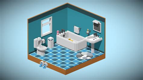 Bathroom Download Free 3d Model By Shubbak3d Fbae710 Sketchfab