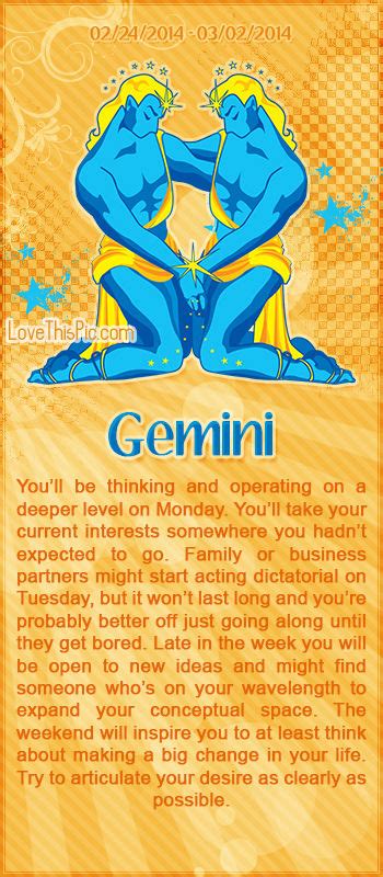 ❝each gemini contains a twin mirror image of himself (or herself), in quotes about being a gemini by famous personalities. Gemini Horoscope Pictures, Photos, and Images for Facebook, Tumblr, Pinterest, and Twitter