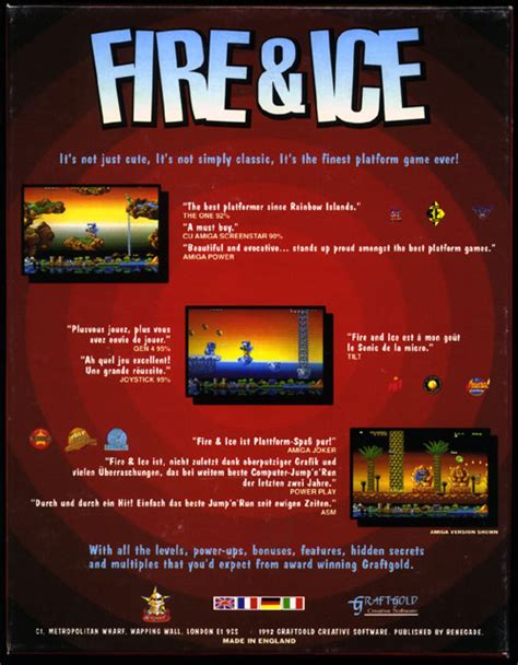 Fire And Ice Atari St Game Atari Legend