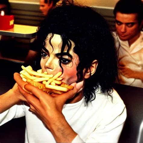 Michael Jackson Eating