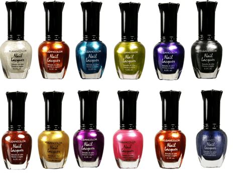 Kleancolor Nail Polish Awesome Metallic Full Size Lacquer Lot Of 12
