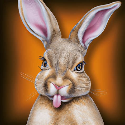 Sarcastic Bunny Graphic · Creative Fabrica