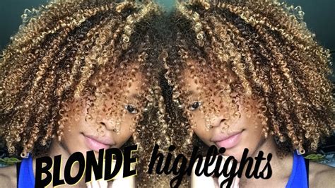 If after all the steps above, your highlight is a bit red, look for a green toner to make it more. BLONDE HIGHLIGHTS ON MY NATURAL HAIR! SUNKISSEDCURLS - YouTube