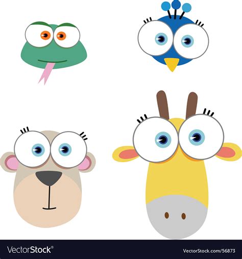 Animal Eyes Royalty Free Vector Image Vectorstock