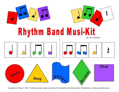Mymusicalmagic Rhythm Instrument Activities