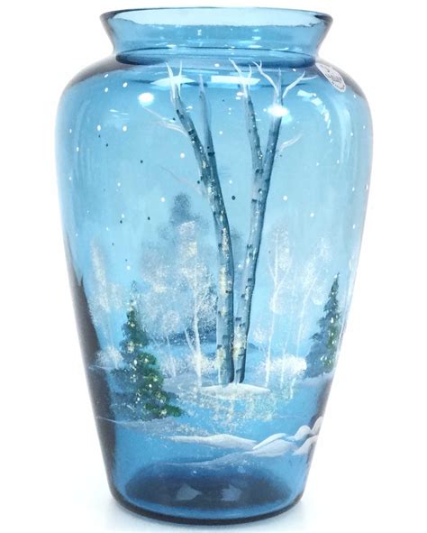 Lot Nancy Fenton Signed Art Glass Vase