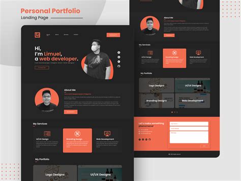 Dribbble Personal Portfolio By Limuel Castro