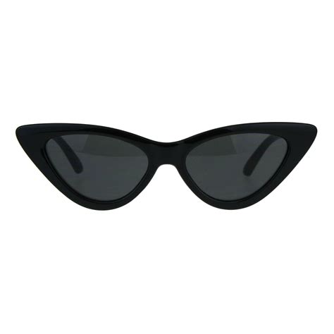 Womens Classic Narrow Cat Eye Gothic Plastic Sunglasses Plastic Sunglasses Sunglasses Cat Eye