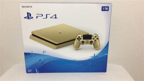 Sony Ps4 Gold 1tb Unboxing Youtube