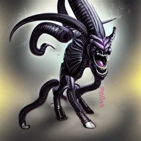 Hybrid Between A Xenomorph And A My Little Pony Stable Diffusion
