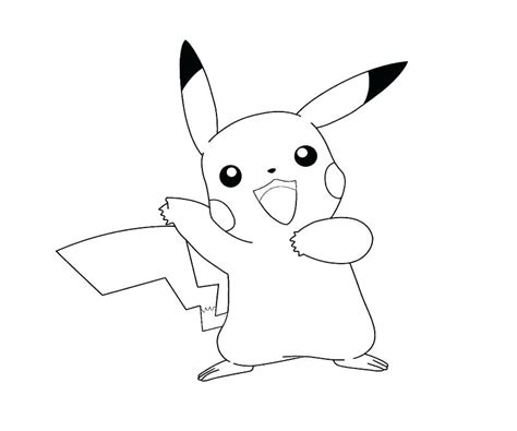 Pokemon Coloring Pages Pikachu At Free Printable