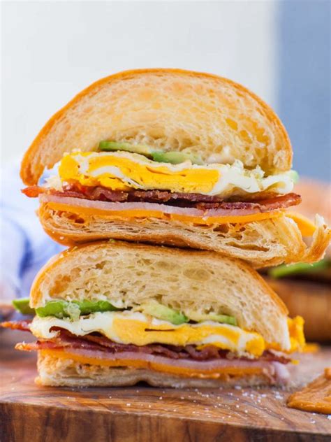 The Best Croissant Breakfast Sandwiches Tatyanas Everyday Food