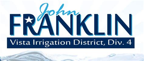 Donate To John Franklin For Vista Irrigation District Div 4 John
