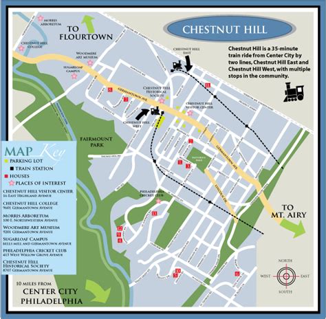 Chestnut Hill Historical Society Map By Robyn John At