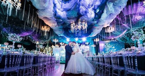 Transforming An Indoor Venue Into A Starry Starry Night Wedding Every
