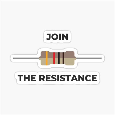 Join The Resistance Sticker For Sale By Shirtupme Redbubble