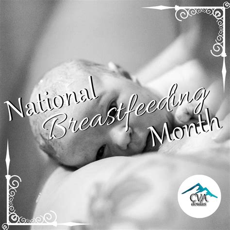 National Breastfeeding Month World Breastfeeding Week Breastfeeding Doula