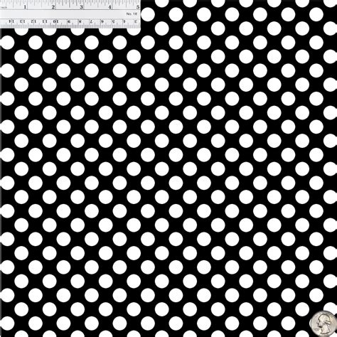 Printed Htv Black And White Polka Dots Print 12 X 15 Sheet