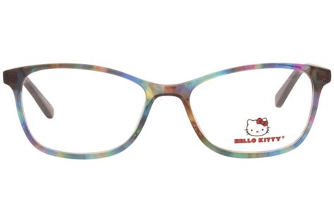Hello Kitty Eyeglasses Women S Hk 341 2 Red Purple 50 16 130mm