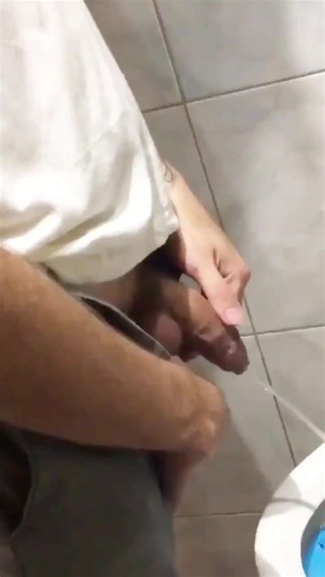 Pissing Voyeur Huge Cock Pissing In Urinal
