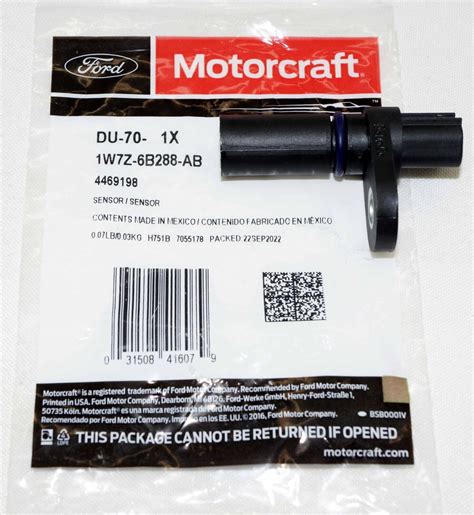 Genuine Oem Motorcraft Du70 Engine Camshaft Position Sensor Ford