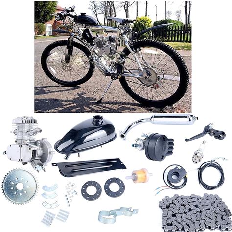 Zimtown Bicycle Engine Kit 2-Stroke Cycle Petrol Gas Motor Engine Kit