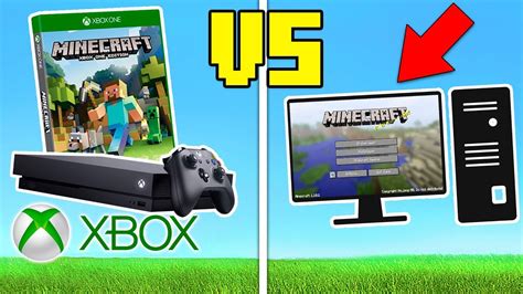 Minecraft Xbox Vs Minecraft Pc Youtube