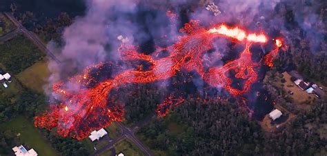 Les Images Impressionnantes Des Dégâts De Léruption Du Volcan Kilauea