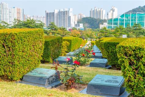 Busan Korea October 29 2019 United Nations Memorial Cemetery In