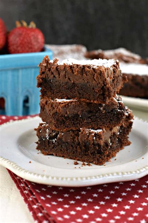 Gooey Chocolate Brownie Bars Recipe Cake Mix Bars