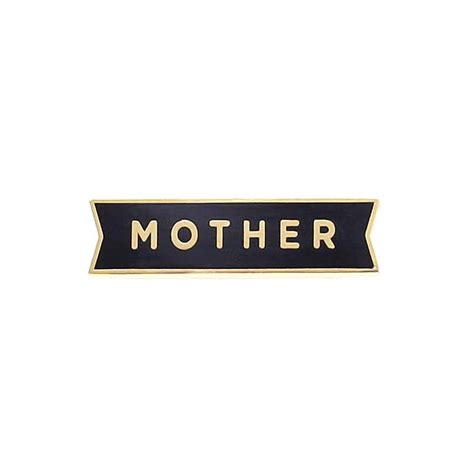 Mother Enamel Pin Mother Pin — Old English Company Hand Lettered