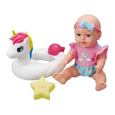 My Sweet Love 12 Baby Doll With Unicorn Float 3 Pieces