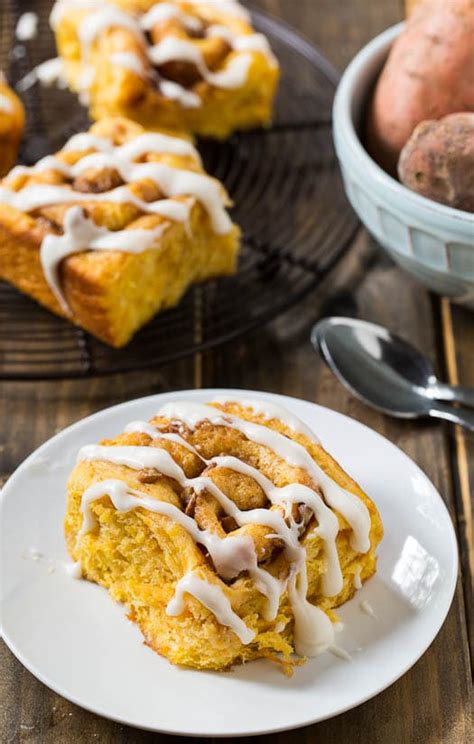 Sweet Potato Cinnamon Rolls Spicy Southern Kitchen