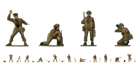 Airfix A04710 British Infantry Support Set Scale Soldiers