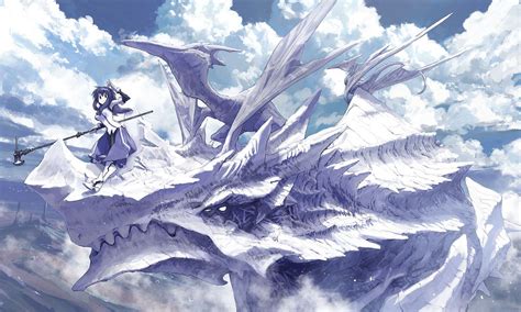 Anime Girl Dragon Wallpapers Wallpaper Cave