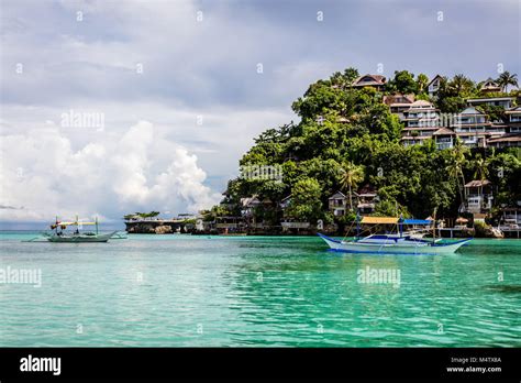 Diniwid Point Resorts Boats Turquoise Water Boracay Island