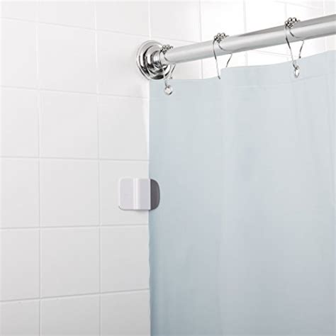 Shower splash guards typically block splashes in bathrooms that have a combination tub and glass splash guards help keep your shower feeling open to the bathroom by allowing light and color to. OXO Good Grips Shower Curtain Liner Splash Guard Clip