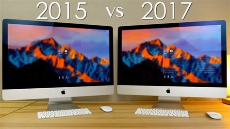 Showdown Apples 2015 Imac Vs 2017 Imac Appleinsider