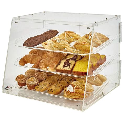 Winco 3 Tier Acrylic Pastry Display Case Adc3 Paragon Food Equipment