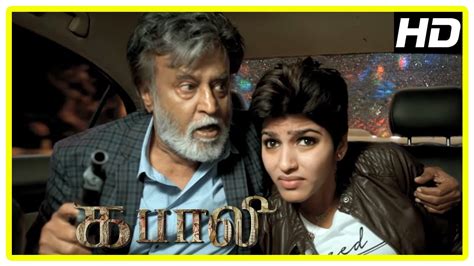 Kabali Tamil Movie Rajini Realise Dhansika Is His Daughter