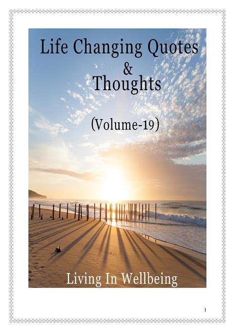 Life Changing Quotes And Thoughts Volume 19