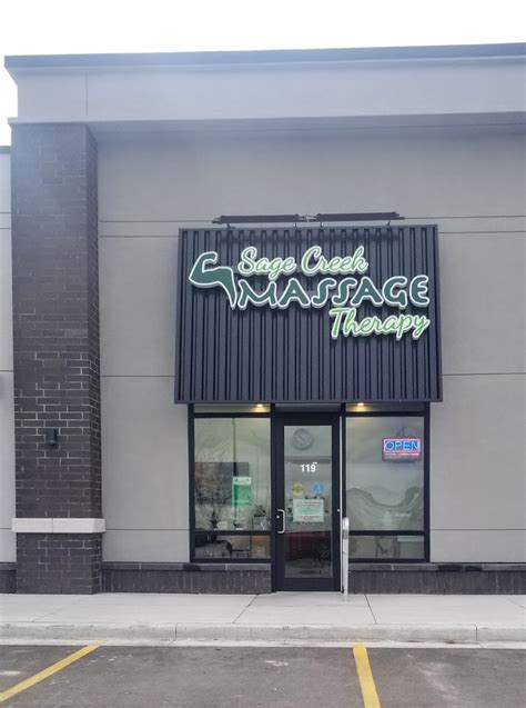 Sage Creek Massage Therapy 55 Sage Creek Blvd 119 Winnipeg Mb R3x