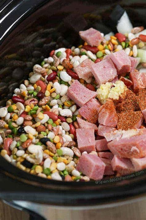 Maybe you would like to learn more about one of these? Ham and Bean Soup {Crockpot Version} - Spend With Pennies