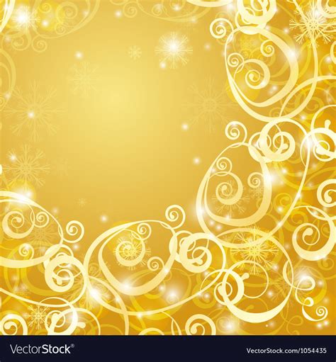 Elegant Christmas Gold Background Royalty Free Vector Image
