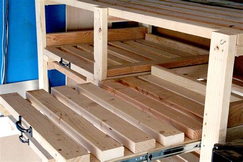 Diy Sliding Storage Shelves For Garage Vadania Home Upgrader