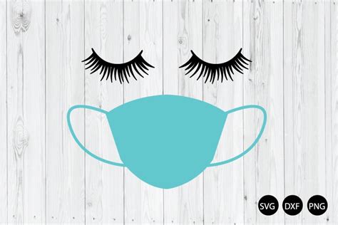 Eyelash Mask Svg Face Mask Svg Mask Svg