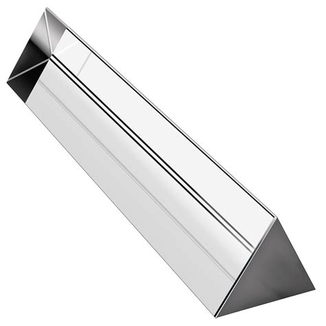 Buy Amlong Crystal 6 Inch Optical Glass Triangular Prism For Teaching