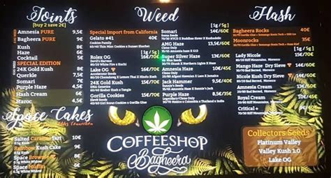 Amsterdam Coffeeshop Menu 2018 Coffeeshop Menu En Coffeeshops