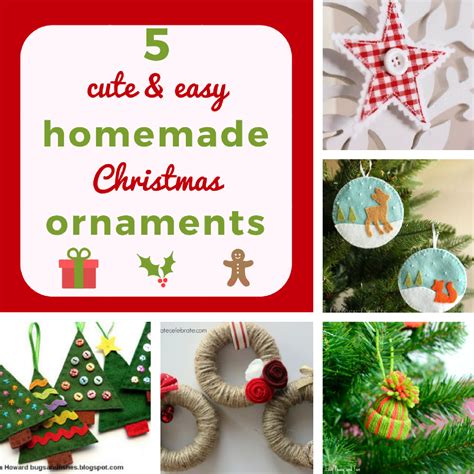 5 Cute And Easy Homemade Christmas Ornaments Keeping It Real