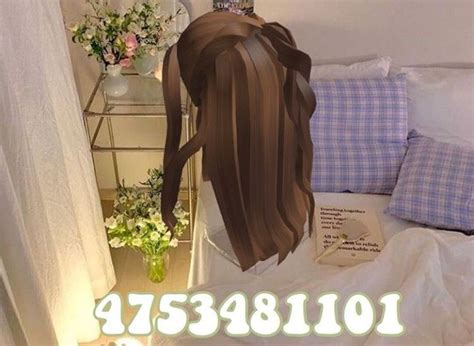 Aesthetic hat and hair codes! Pin on bloxburg codes